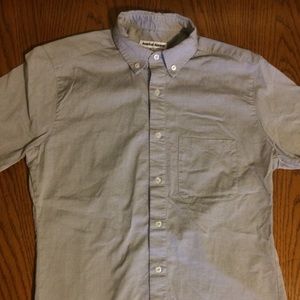 American Apparel Grey Button down shirt S